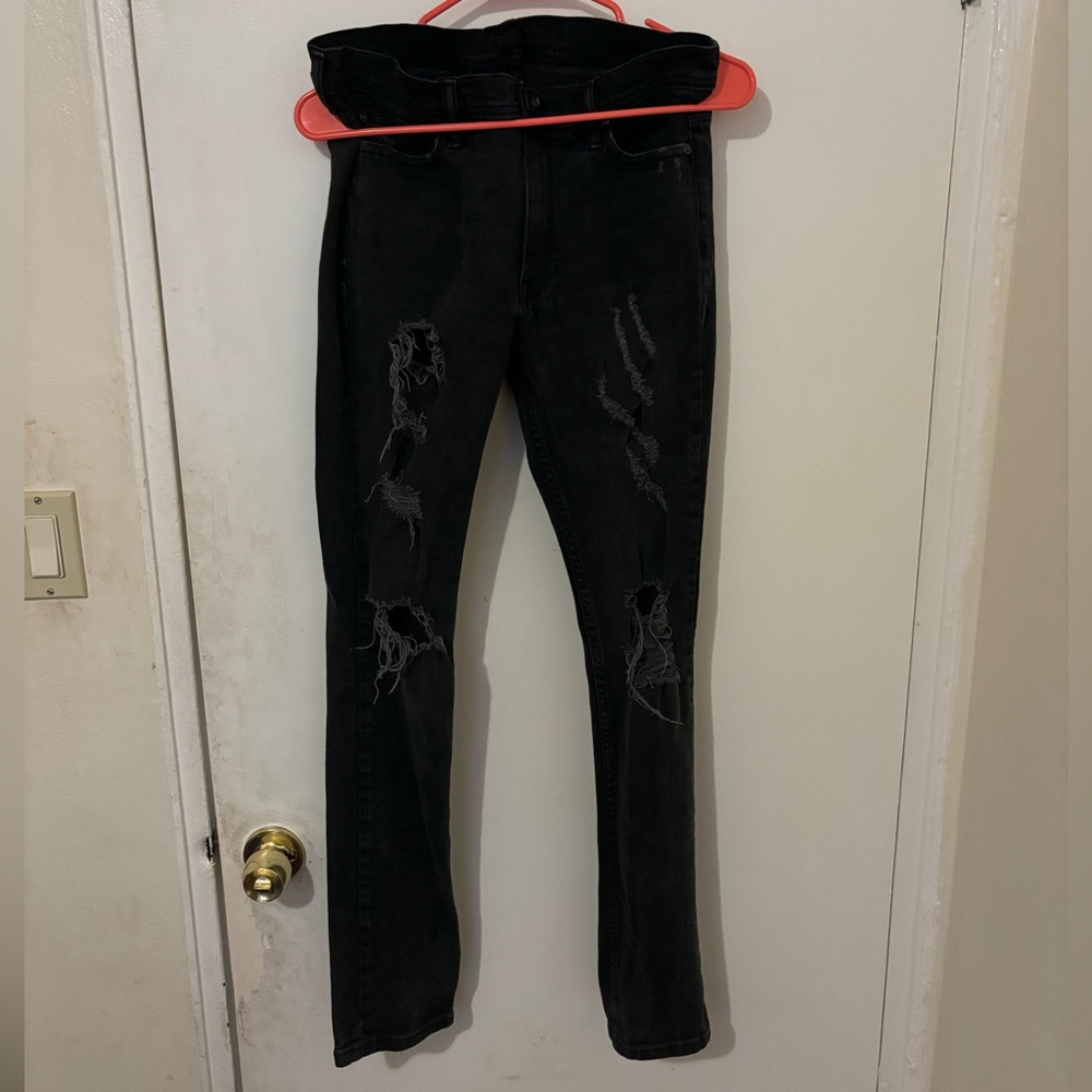 BDG Distressed Black Jeans